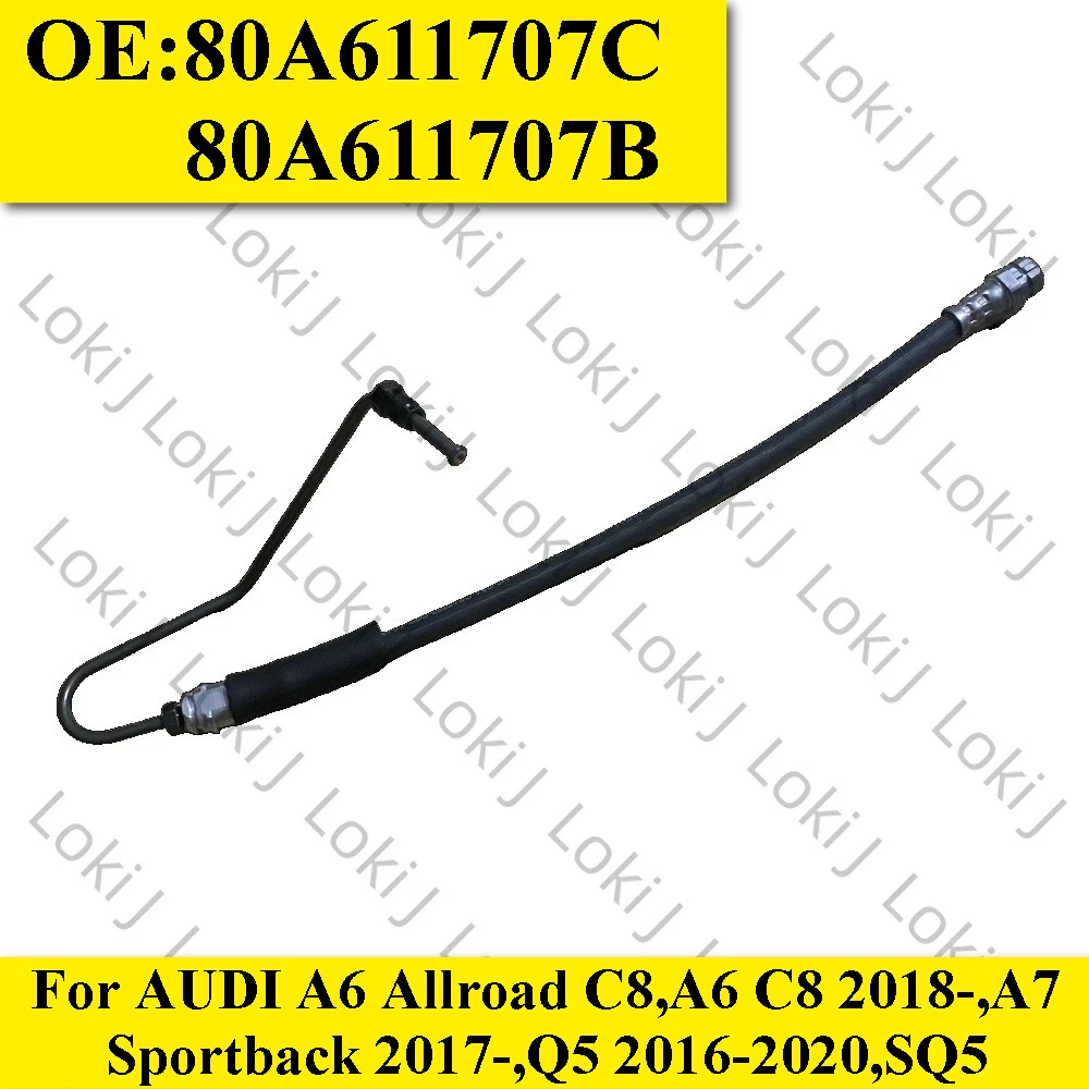 

Front Axle Left Brake Hose 80A611707C,80A611707B For AUDI A6 Allroad C8,A6 C8 2018-,A7 Sportback 2017-,Q5 2016-2020,SQ5