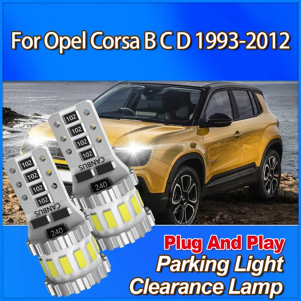 2X T10 W5W Led Park…