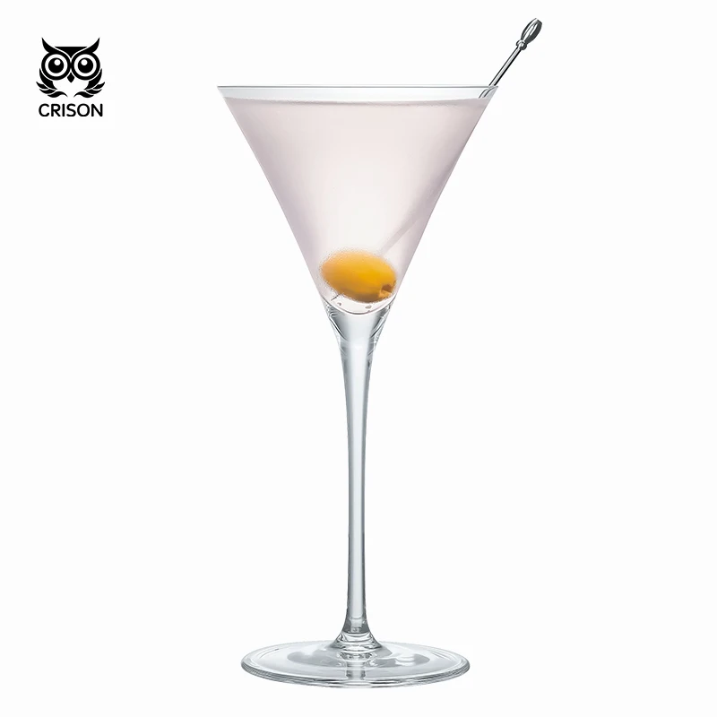 CRISON MT1901 Japanese Style Crystal Glass Martini Cocktail Cup Bartender Supplies Cosmopolitan Manhattan Daiquiri Glass