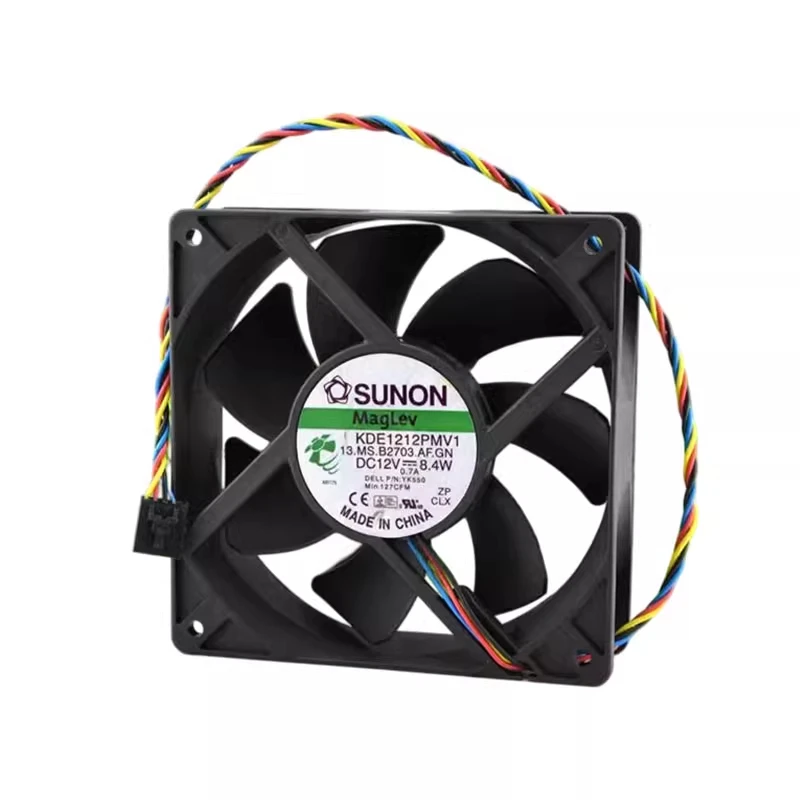 

ORIGINAL KDE1212PMV1 12V 8.4W 12038 120*120*38mm NEW COOLING FAN RADIATOR