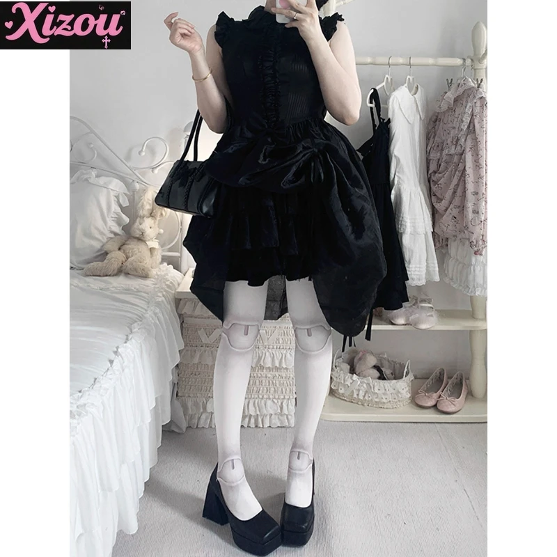 

Японские милые милые куклы, суставная кукла, носки Лолиты, женские летние и осенние носки из кожи, бархатные колготки с принтом для женщин