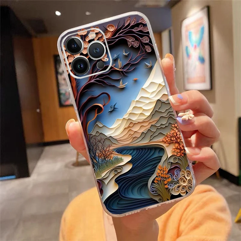 حافظة لهاتف آيفون 17 برو ماكس اير 16 15 14 13 برو ماكس 15 16 برو 15Plus