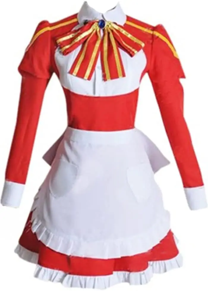 

Anime Sword Art Online Lisbeth Maid Cosplay Costume Halloween Outfit Halloween Dress