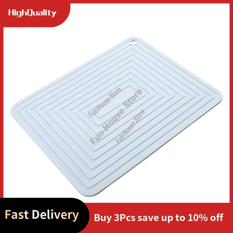 

Large Silicone Pot Holder Square Thick Heat Insulation Pad Non-Slip Corrugated Kitchen Table Mat-ABAJ