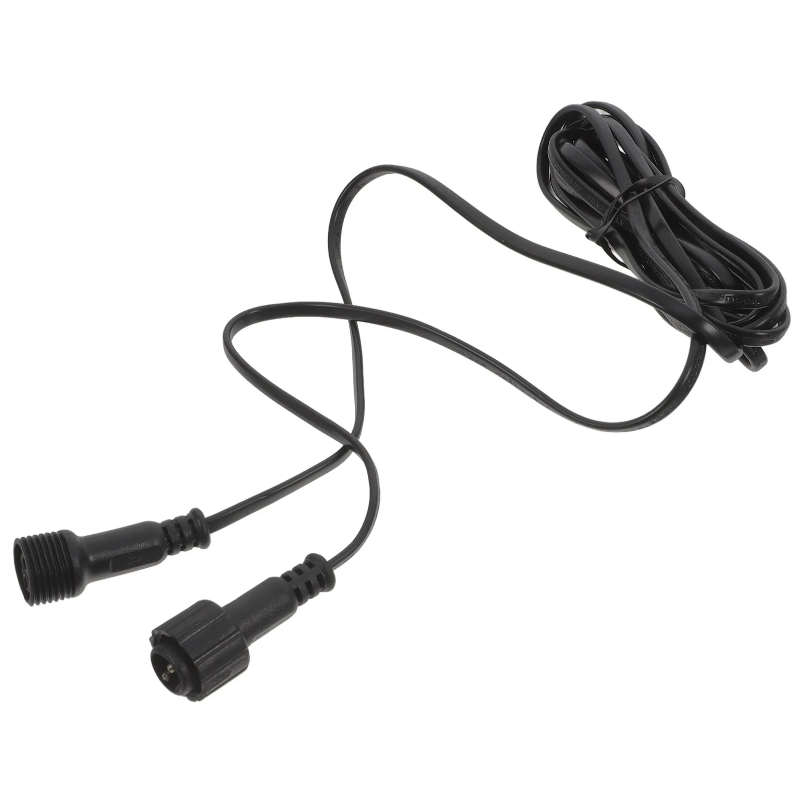 Waterproof Extension Cable for Outdoor Indoor String Lights 120In Male Female Connectors Christmas Solar Light Extension Cord