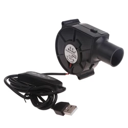 Powerful 7530 Blower Fan Keep Flames Burning USB Blower Fan for Grilling, Wood-Burning Stoves,and Charcoal Furnaces