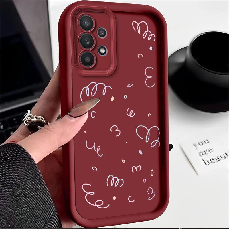 for Samsung A22 A23 A24 A03 A04 A05 M22 A21S A03S 4G A05S A50 soft Lovely shockproof cute girl phone case Casing