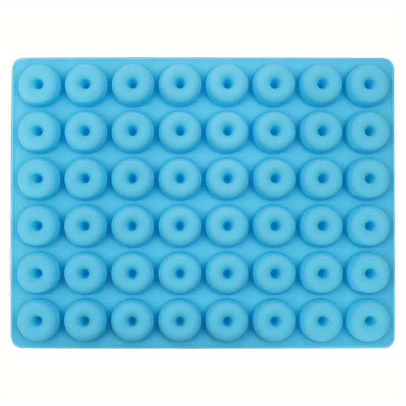 48 Cavity Small Donuts Chocolate Silicone Mold  Small Biscuit Fondant Candy Mold Cake Decorating Baking Tools