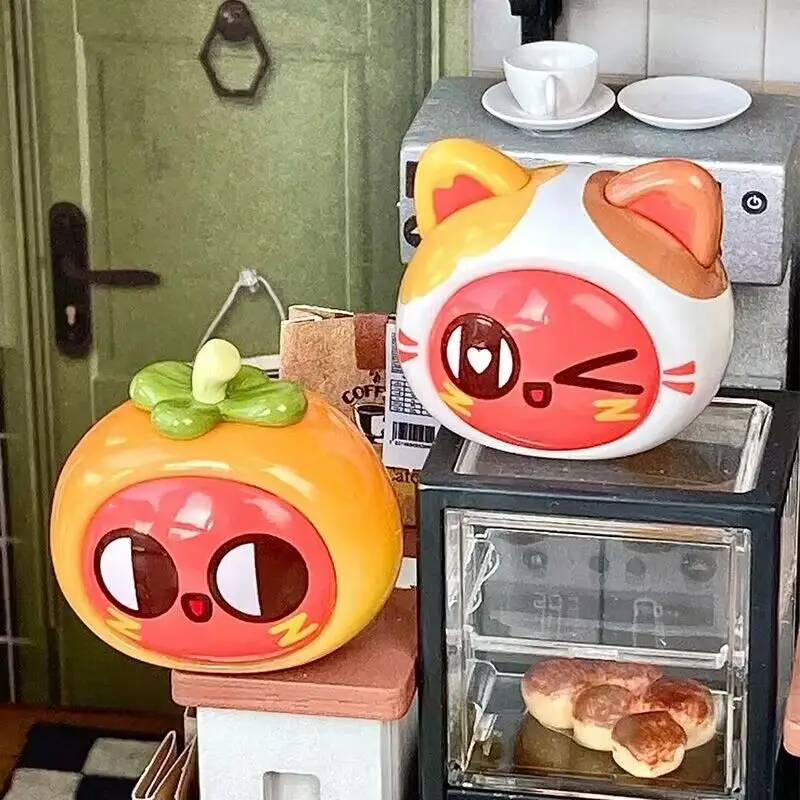 Originele Rode Kleine Boon Mengli Rode Geluk op Hoofd Serie Blind Tas Rode Kleine Boon Perifere Beeldjes Mini Beeldje Blind Box