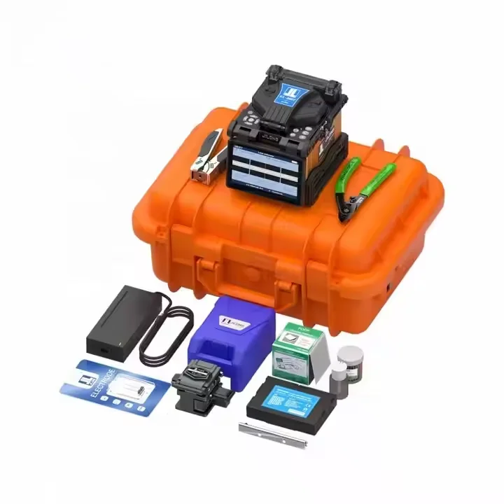 JILONG KL-360T 6 Motori Schermo a colori da 5 pollici Giuntatrice a fusione ottica Backbone Allineamento del nucleo Giuntatrice a fusione ottica