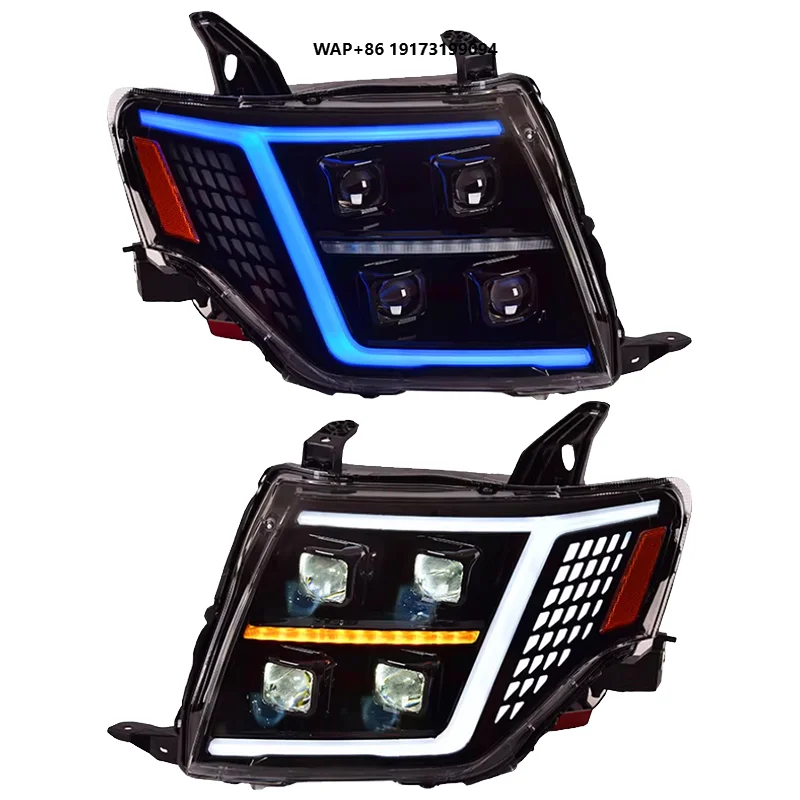 

for LED Headlamps for-Mitsubishi Pajero V97 V93 V87 2007 2021 Upgrade Plug and Play Projector Headlights Front Lights