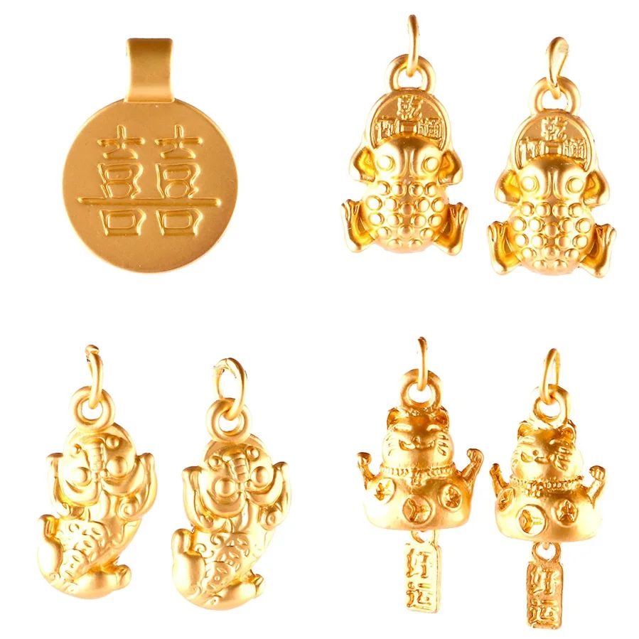 12pcs 23384 Gold Color Cute Baby Pacifier Charms Pendant For Jewelry Making Bracelet Handmade Accessories Bulk Items Wholesale