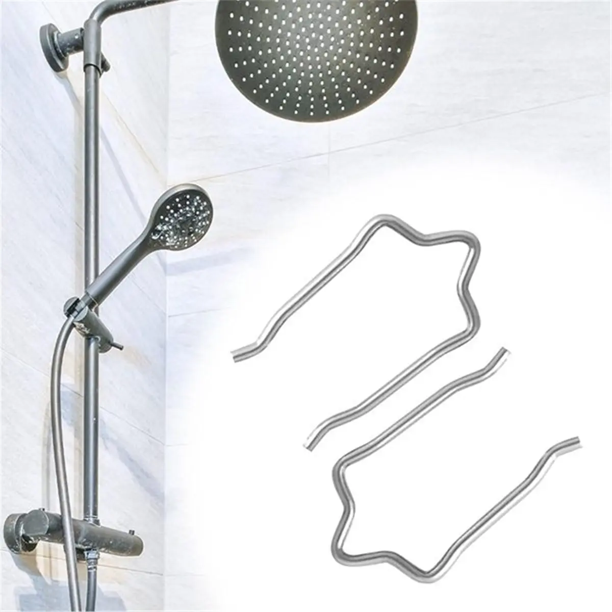 Clipe retentor de chuveiro de aço inoxidável 20 peças para 96914 para válvulas de chuveiro de banheira