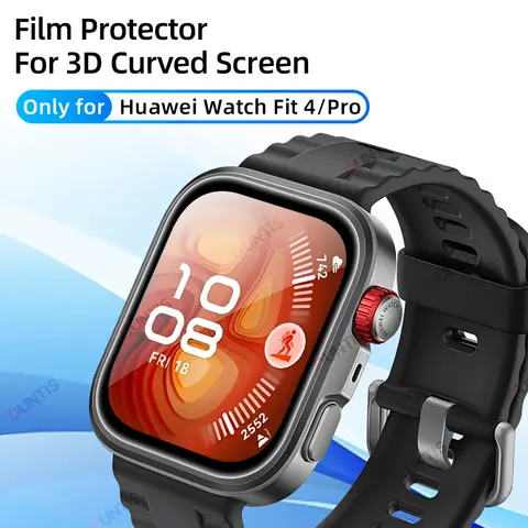Huawei Watch Fit 4 / 4 Pro 3D 곡선 화면 보호기 용 화면 보호기 Ultra-HD 풀 커버리지 보호 필름 액세서리