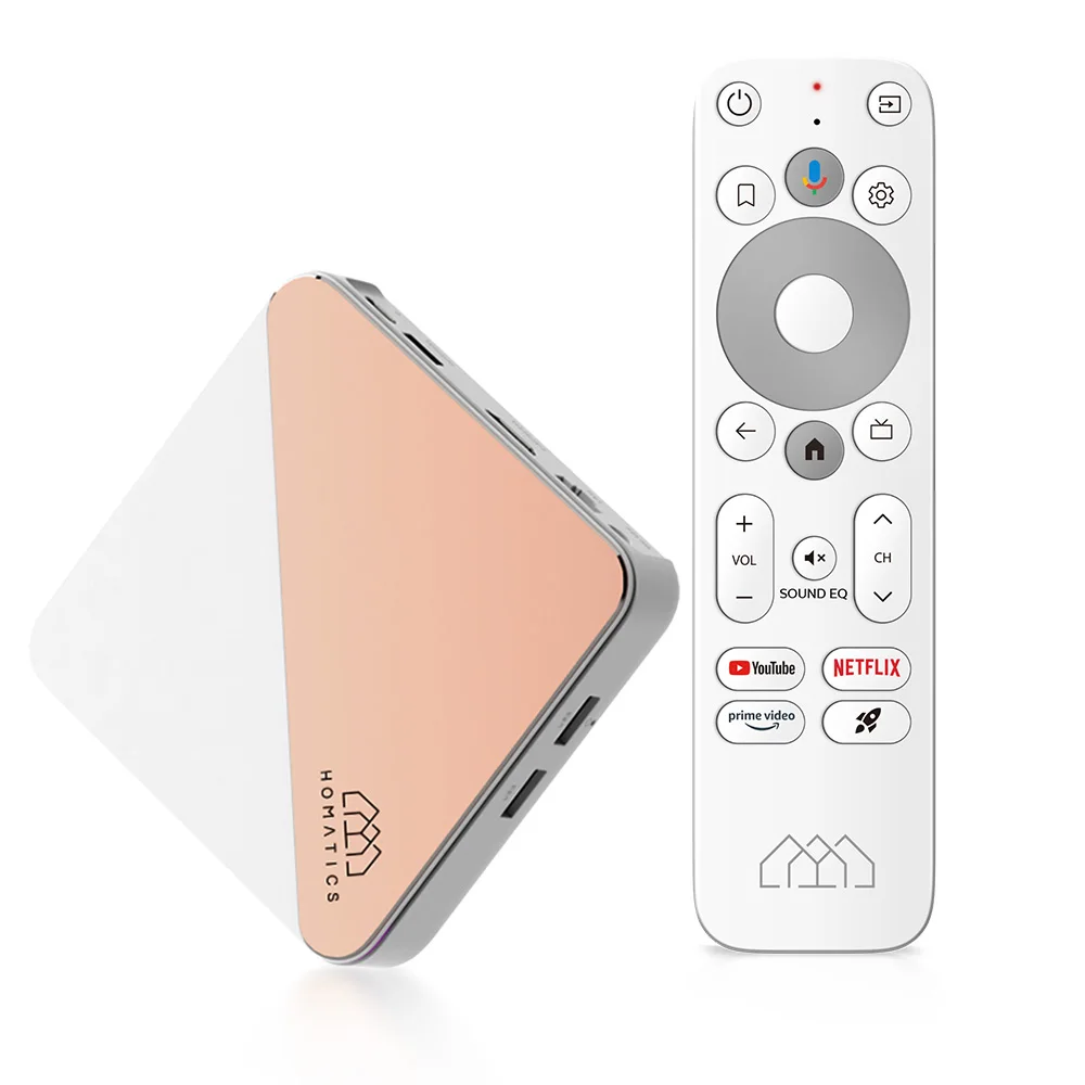Originele HOMATICS BT Voice Afstandsbediening Vervanging voor HOMATICS R 4K Plus R lite Google Netflix Gecertificeerde Voice Remote