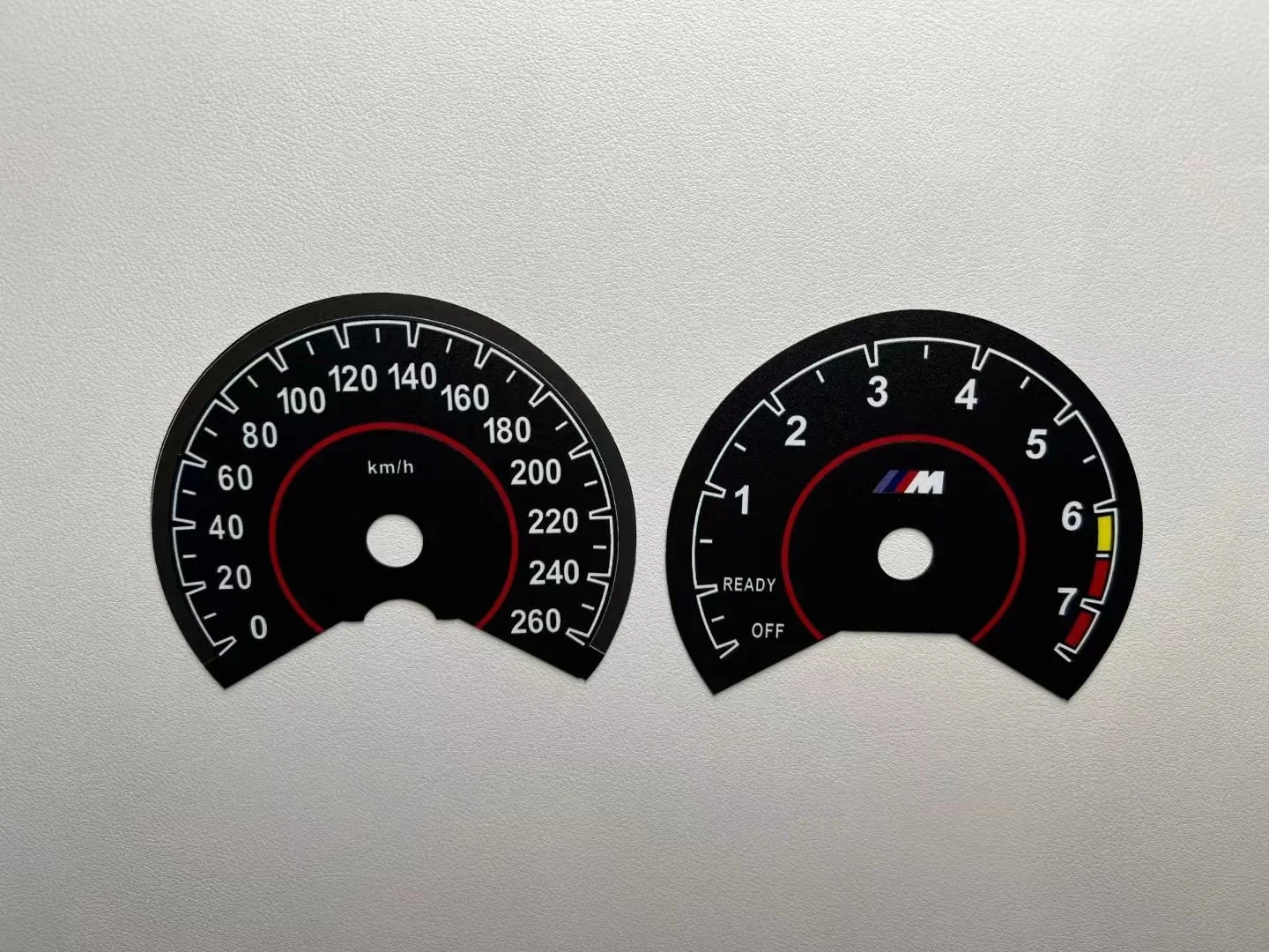 

REPLACEMENT TACHO SPEEDO DIALS for BMW F20 F21 F22 F23 F45 F48 X1 6WA Benzie GAUGE Face Overlay MPH TO 260KM/H