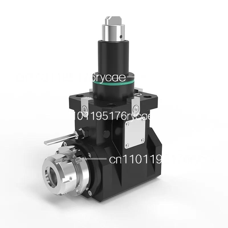 Turning and milling compound power head tool holder, power milling head lathe turret radial tool holder