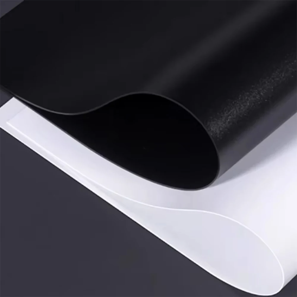 White/Black PP Frosted Plastic Sheet Translucent Board Polypropylene Plate 210x297 200x300mm Thick 0.3/0.4/0.5/0.6/0.8/1/1.5/2mm