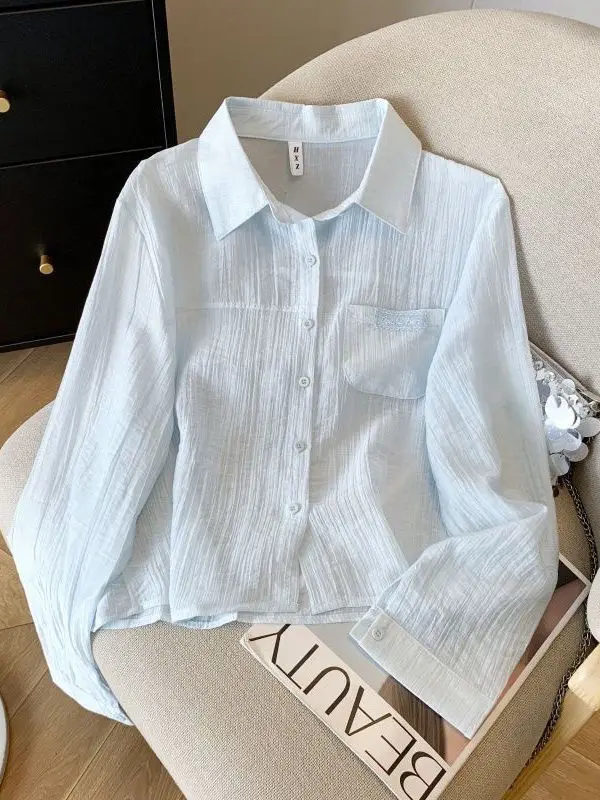 سترة نسائية صيفية خفيفة الوزن قابلة للتنفس للحماية من الشمس irt ملابس خارجية سترة علوية كورية فضفاضة تناسب طويلة Sve #1