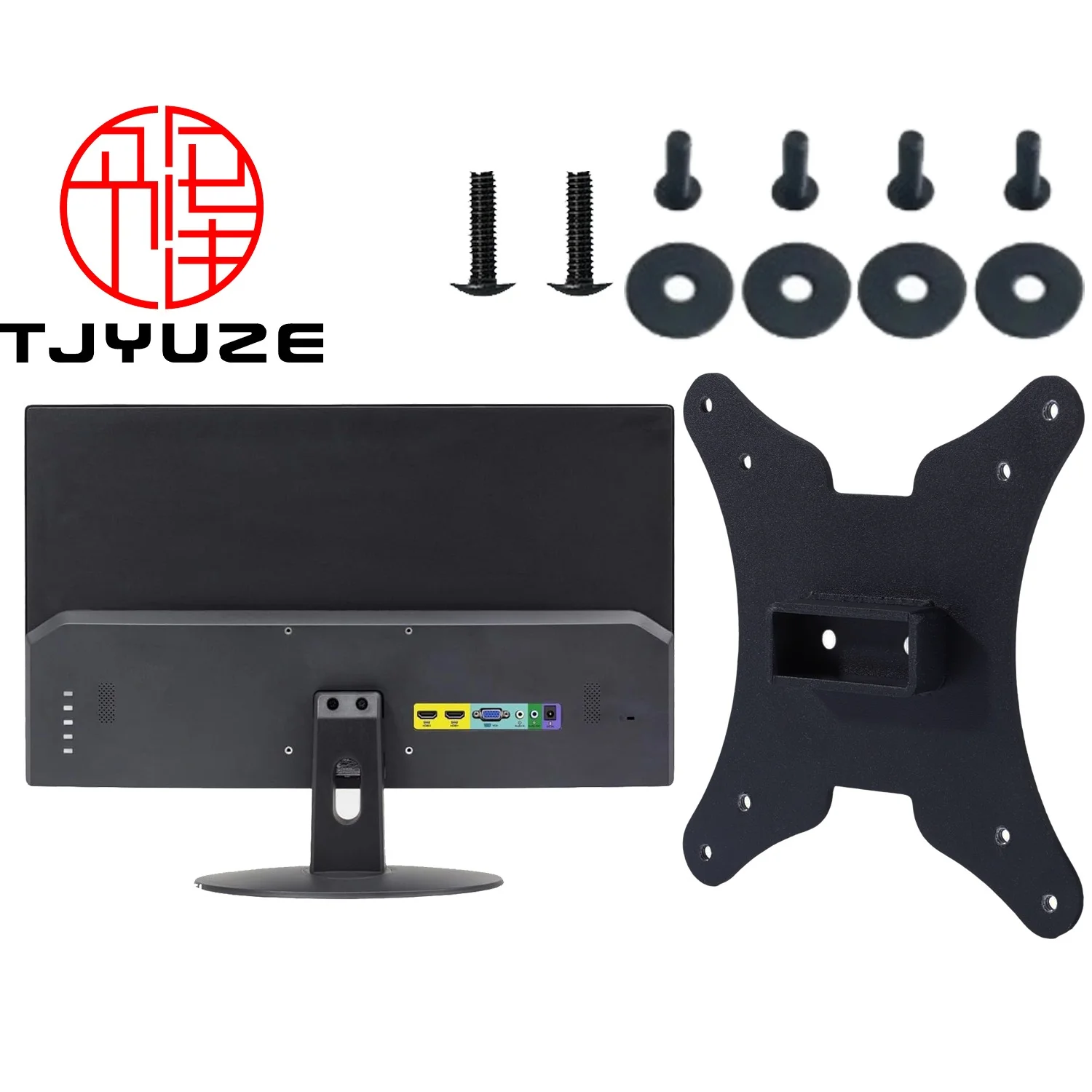 New Vesa Mount Adapter for Sceptre 24" Flat Series E249W-19203R by Mount Bracket for VESA 75x75 &100x100 Monitors Arms Stands