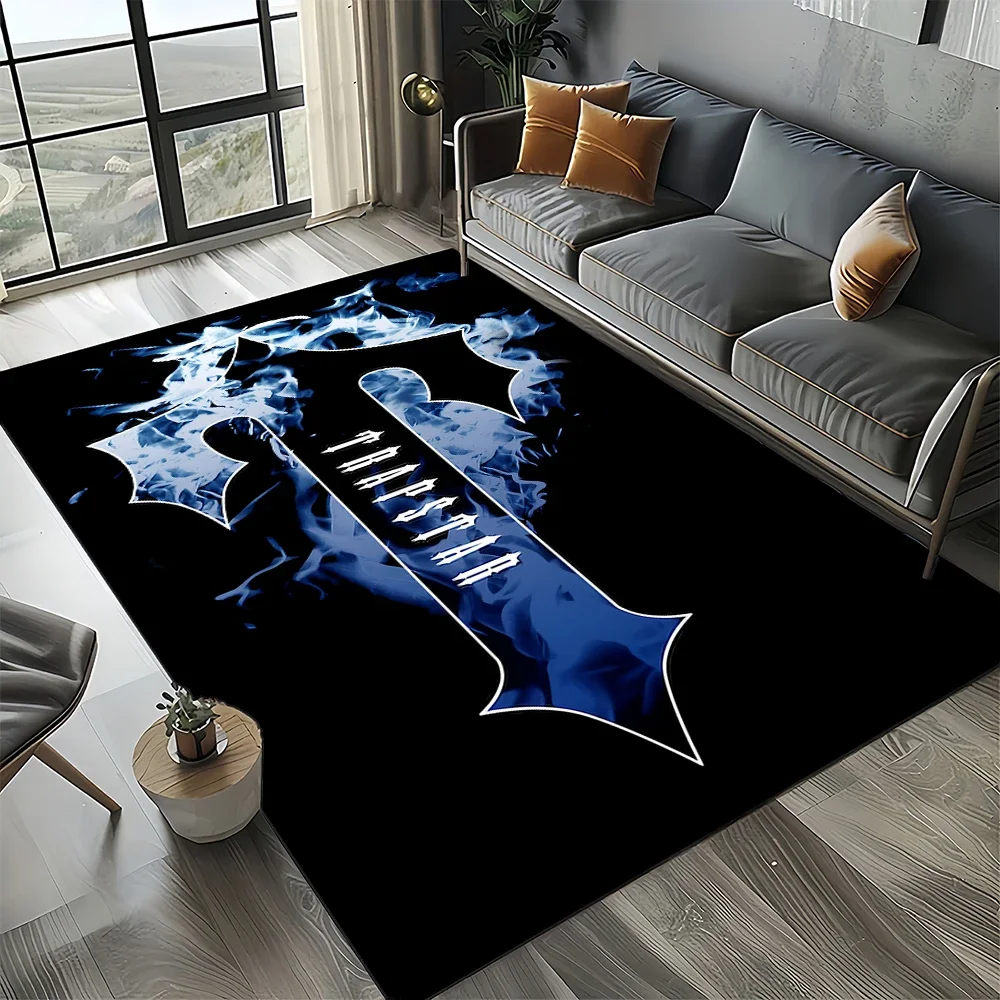 Alfombra con diseño de Trapstar London de 27 estilos para dormitorio, sala de estar, decoración del hogar, sofá, alfombra decorativa grande para juegos de niños, regalo