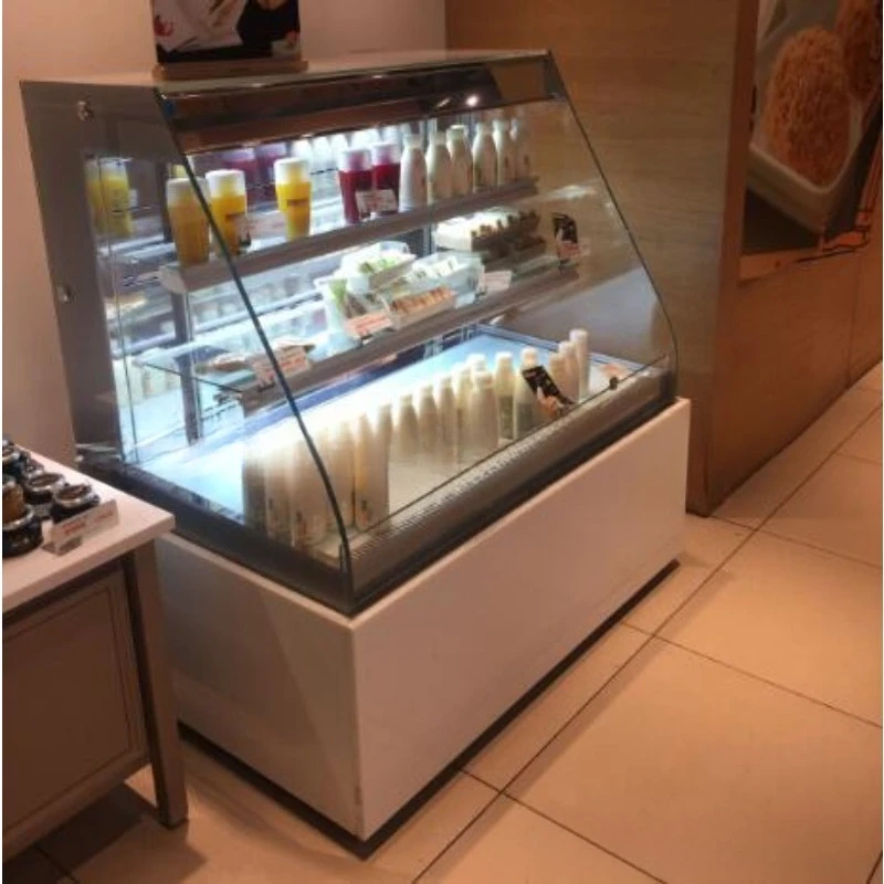 Open sandwich display cabinet, sandwich fresh-keeping refrigerator