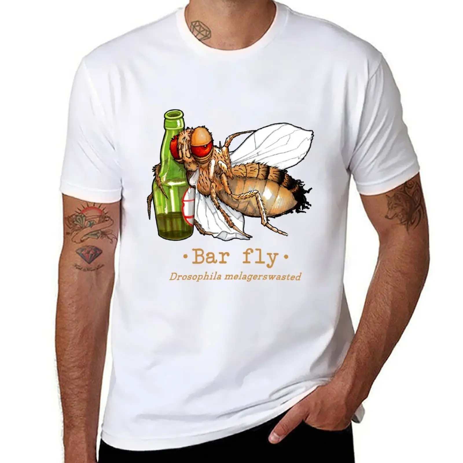 

Bar fly T-Shirt t shirts for man cotton soft funny t shirts cotton T-Shirt