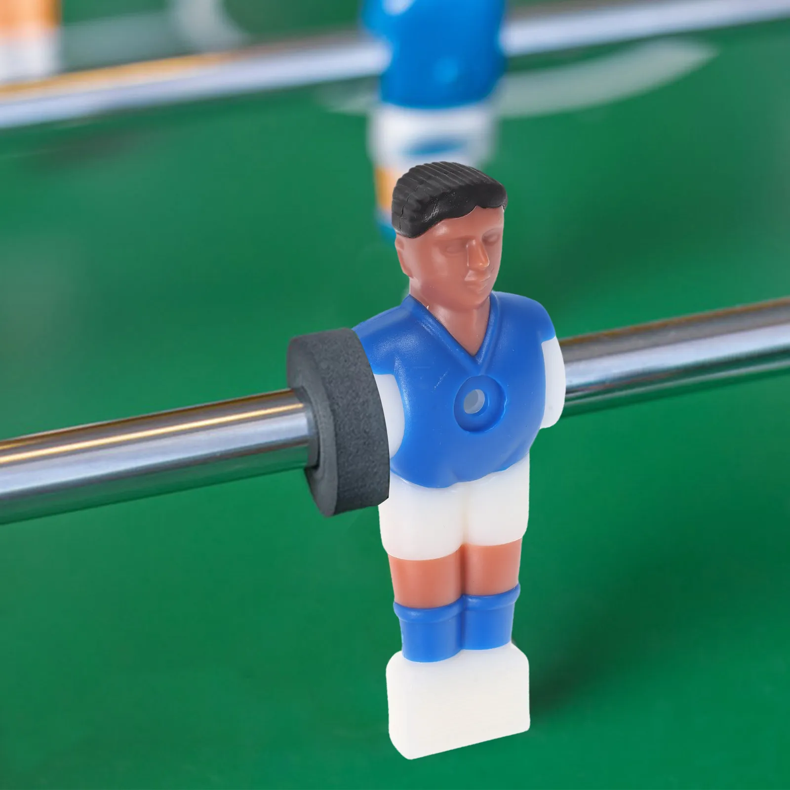 

4Pcs Mini Soccer Game Figures Tournament Style Foosball Men Replacement for Standard Table Football Red Blue Robust Design