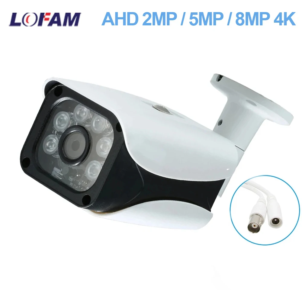 

8MP 5MP 2MP AHD Camera Indoor Outdoor Day Night Vision HD 4K 1080P CCTV Security Video Surveillance Camera for AHD DVR System
