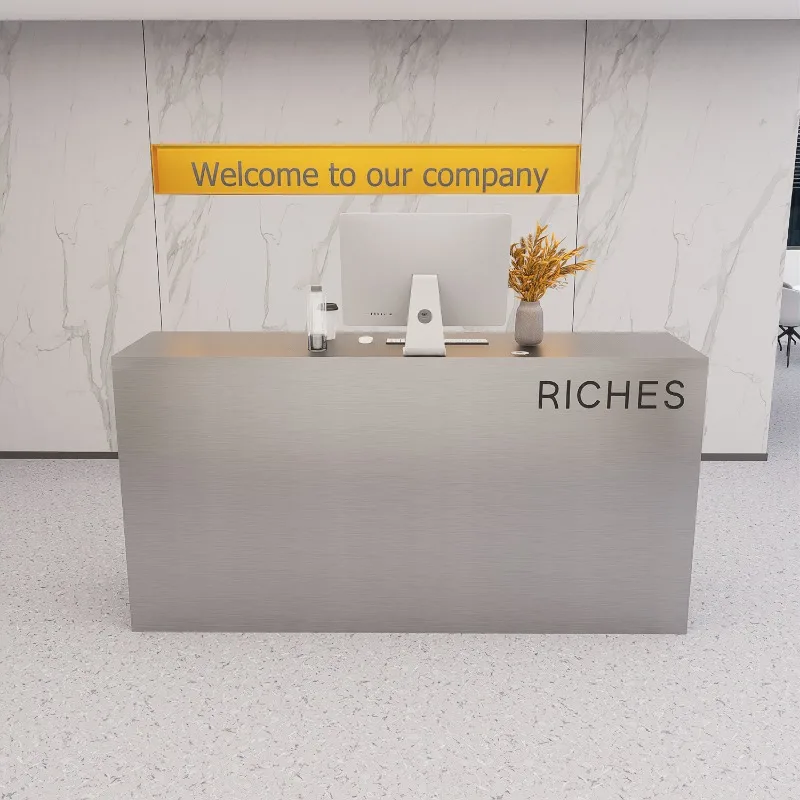 Company Modern Reception Desks Shop Beauty Luxury Bar Hotel Restaurant Reception Desks Organizers Bureau Commercial Furniture