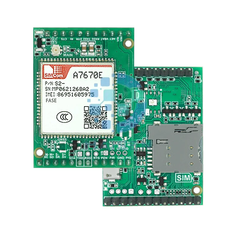 HAISEN SIMCOM A7670E-FASE Core Board A7670E-FASE Development Board LTE CAT1+4G+2G+BT+GNSS+ Voice A7670