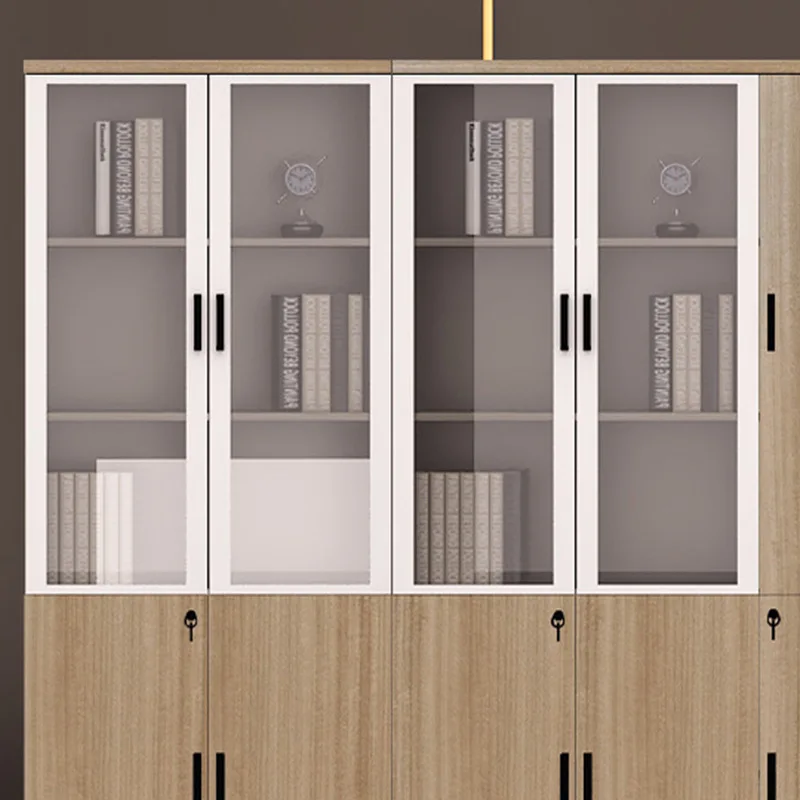 Storage File Cabinet Seven Door File Cabinet Wooden Bookcase Office Confidential Dressing Information Office Floor Cabinet