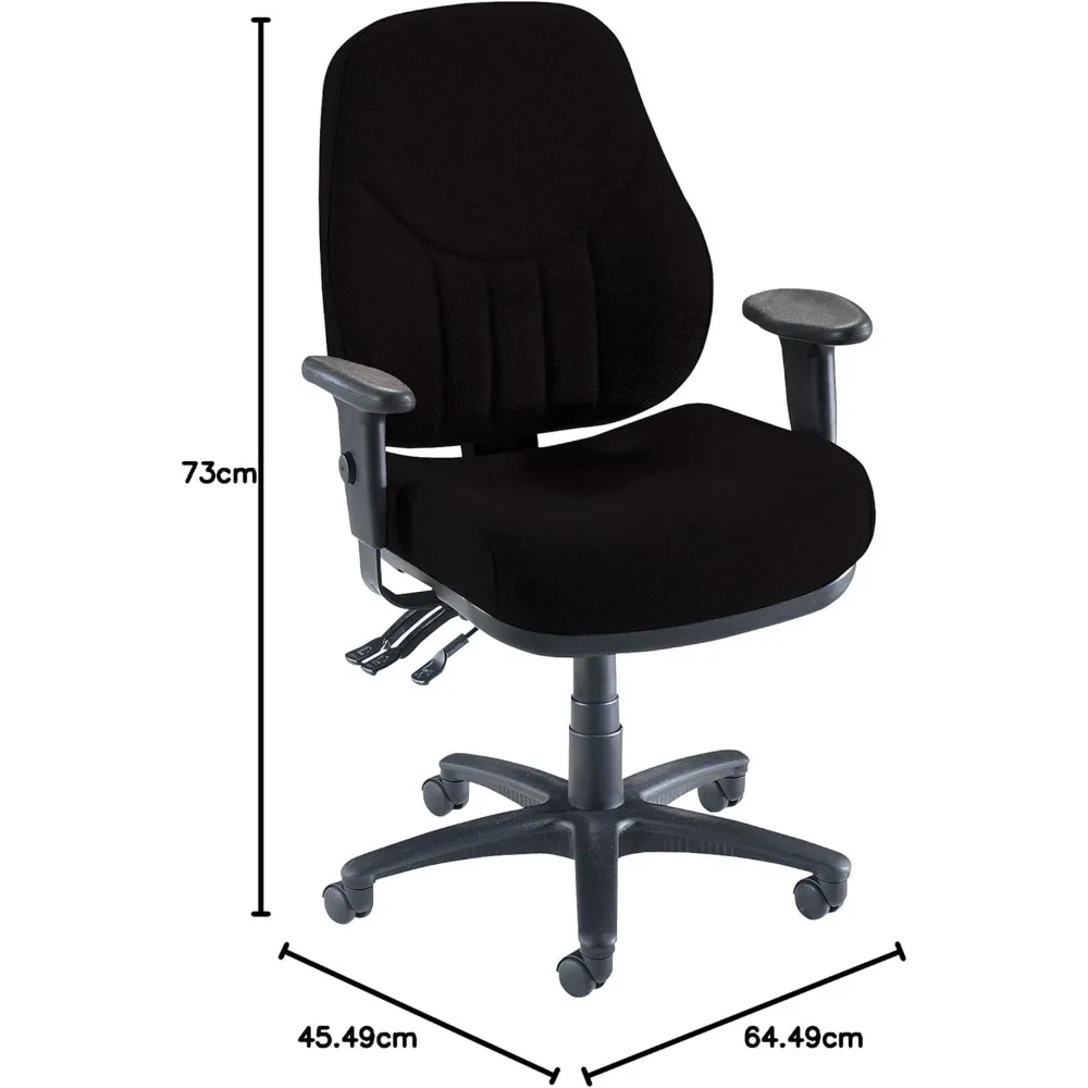 

High-Back Multi-Task Chair, Black