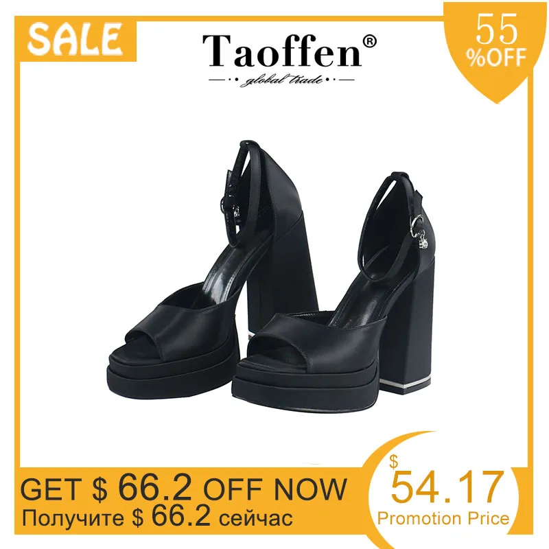 

Taoffen (Size 35-42) Women Classic Pumps Fashion Platform Shoes On High Heels,Casual Peep Toe Sandals,Woman Summer Pumps.