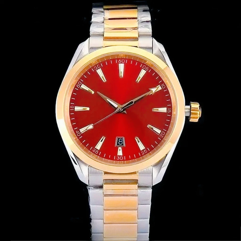 Customized Luxury Men Automatic Mechanical Movement Black Blue Leather Strap Luminous Waterproof Sapphire Glass Stainless Steel - view 3