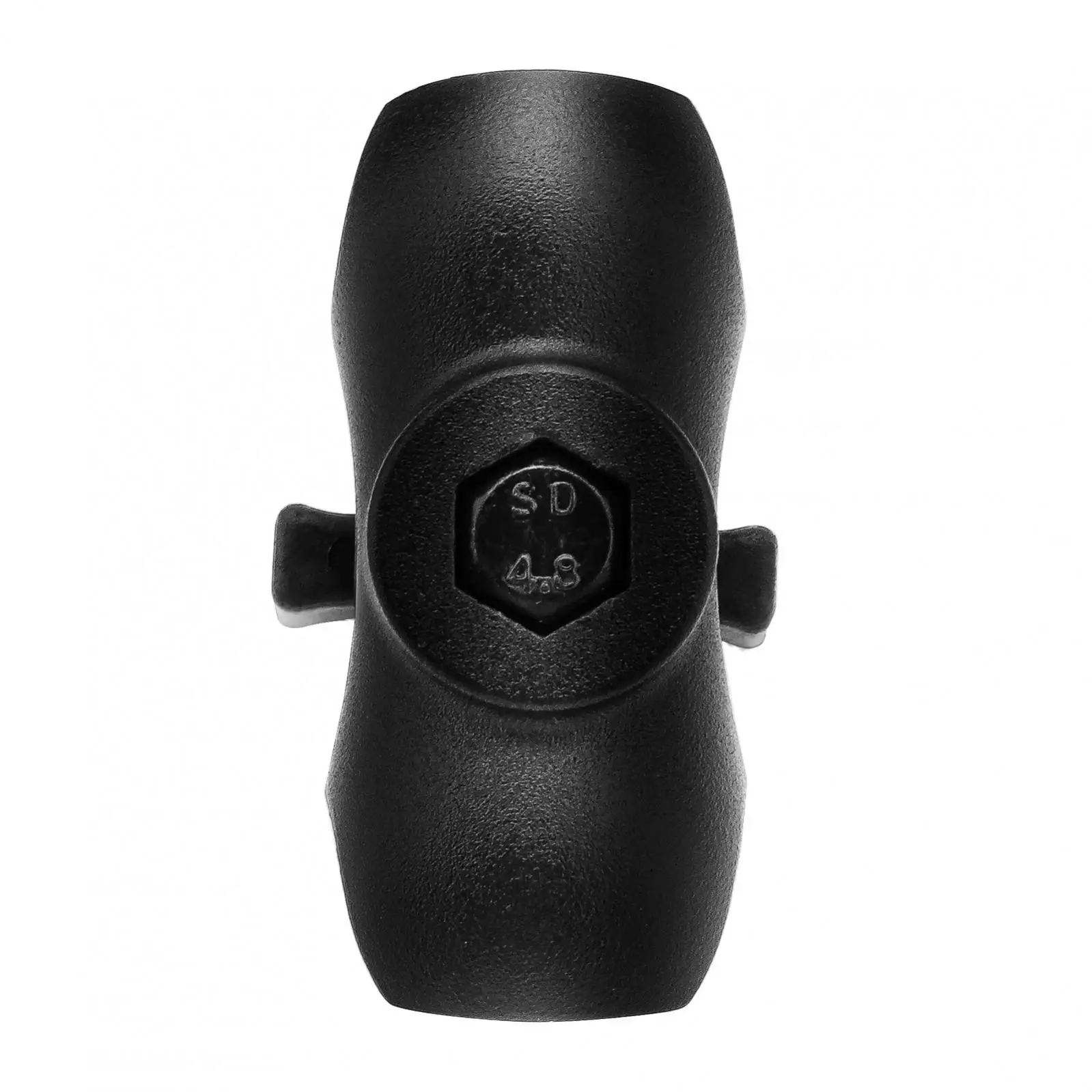 Brazo de doble toma corto compuesto de alta resistencia, apto para RAM, tamaño B, Bola de 1 pulgada, brazo de extensión de junta de bola de 60mm