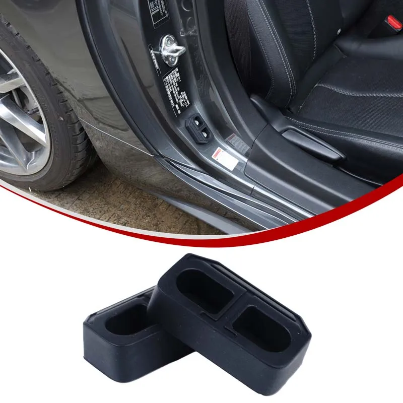 

For Mazda MX-5 Fiat Abarth 124 2022 silicone black car styling door bushing car decoration accessories