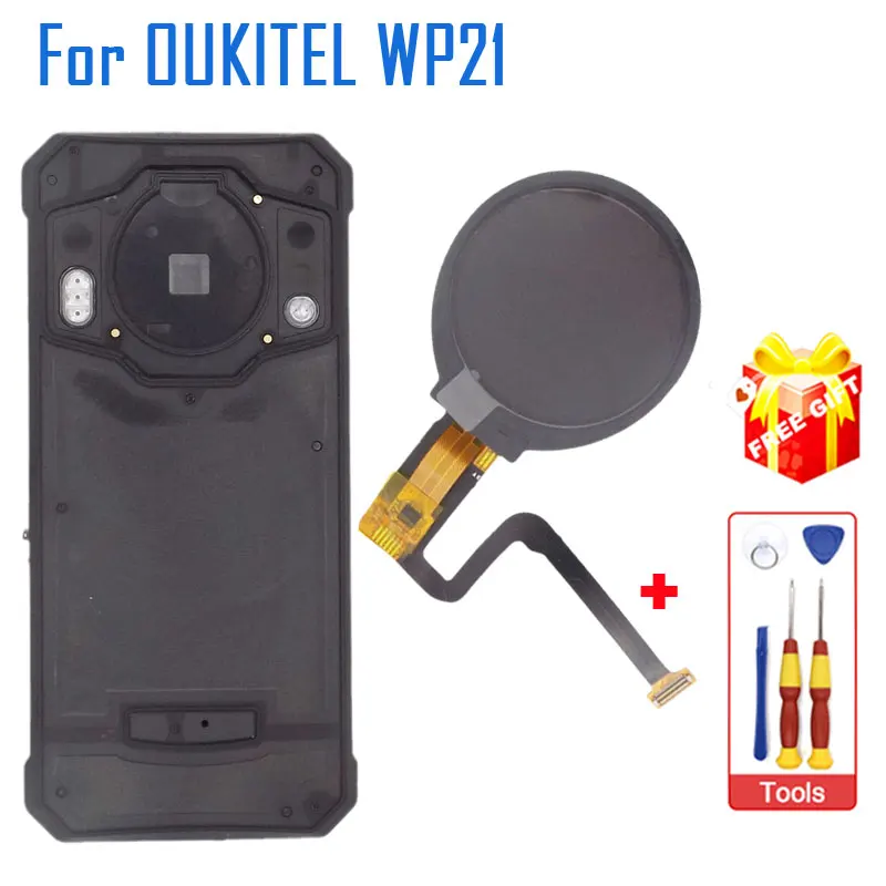 

New Original Oukitel WP21 Battery Cover Back Case + Auxiliary LCM Panel Assembly Accessories For Oukitel WP21 Smart Phone