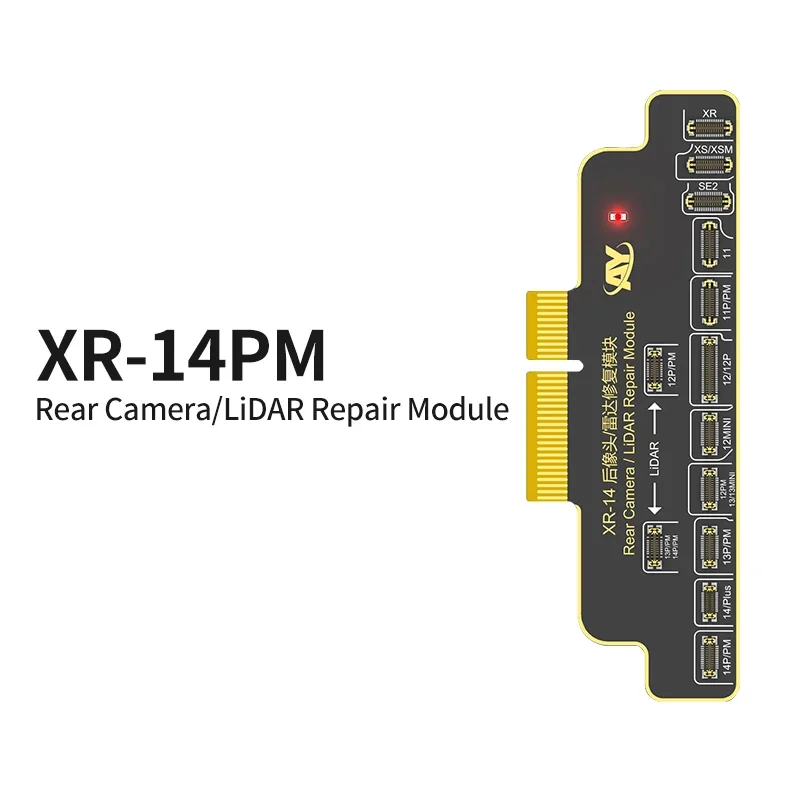 AY-programador A108 para iPhone X-14 Pro Max, dispositivo con batería para proyector de puntos, cámara trasera de tono verdadero, herramienta de programa de lectura y escritura