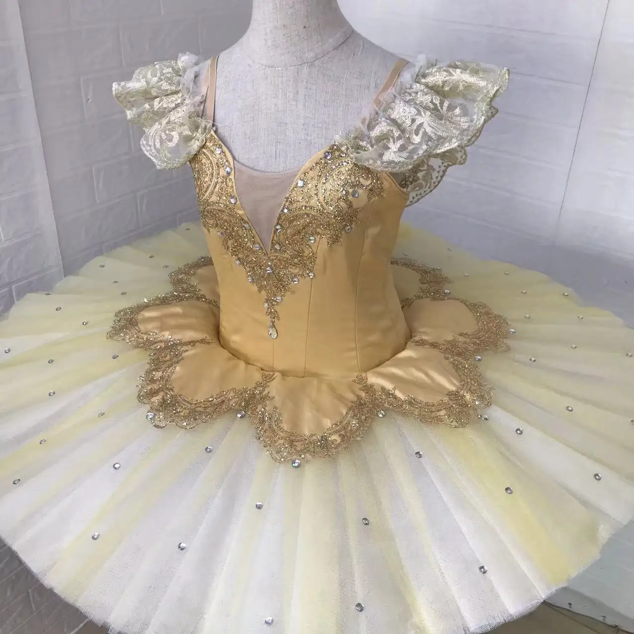 Saia de balé profissional clássico panqueca tutu fantasia personalização em qualquer cor