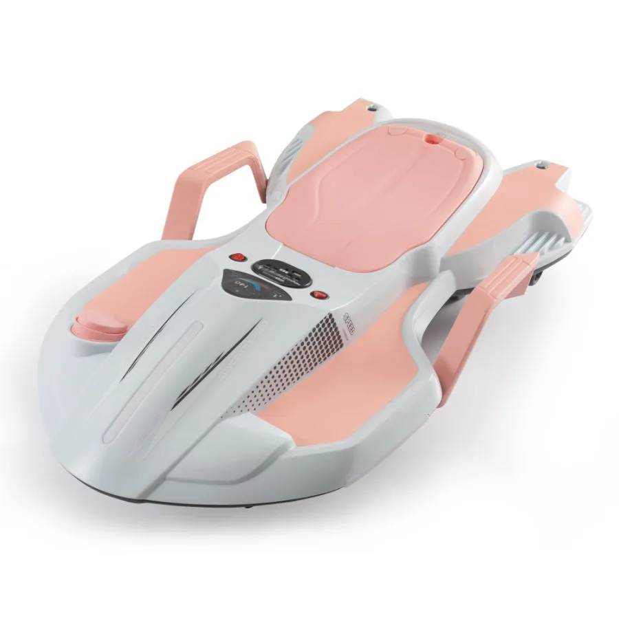 Carro de Corrida Elétrico com Música e Luzes Rosa