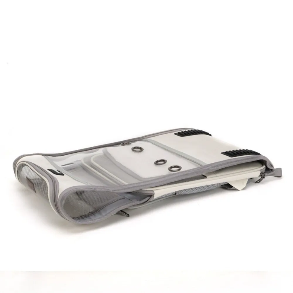 

Portable Transparent Pet Carrier Bag Large Space Foldable Pet Backpack Oxford Breathable Cat Carrying Bag Pet Supplies