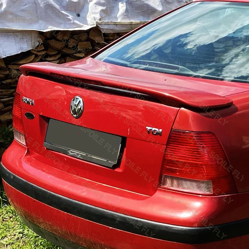 2001 To 2005 High Quality ABS For Volkswagen Bora 1J & Jetta MK4 GLI Style Car Rear Wing With LED Light Spoiler Glossy Black