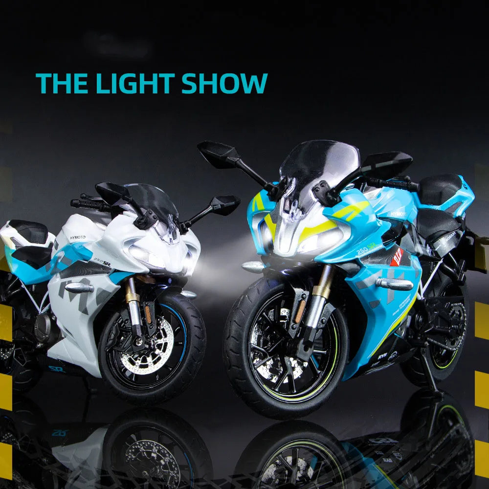 New Hot Sales 1:12 Spring Breeze CF 250SR Diecast Motorcycle Model Toy Simulation Metal Competition Motorbike Collection Gifts