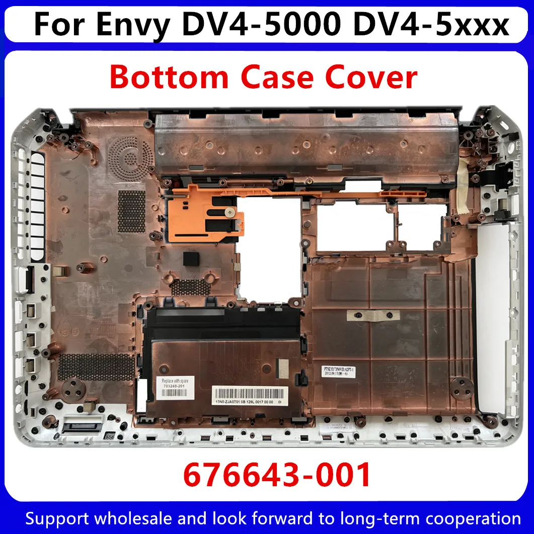 Nieuwe Voor Hp Pavilion DV4 DV4-5000 DV4-5xxx DV4-5000TX 5102 5021 5112TX 5006 5A01 14.1 ''Bottom Case Cover 703248-001 676643-001