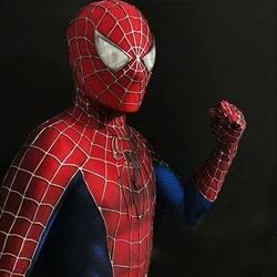 Toby Spider-Man: No Way Home Jumpsuit with Mask 1:1 3D Handmade Customized Venom Spiderman Bodysuit Halloween Cosplay Costume