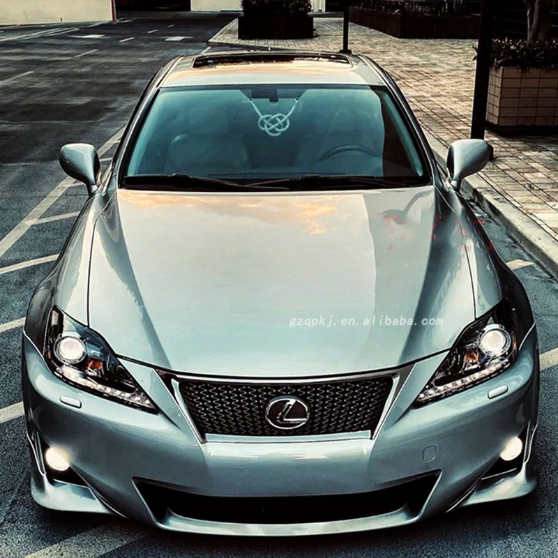 Water transfer printing carbon fiber Apply to 2011-2012 Lexus IS250 front lip The lexus IS body kit front bumper