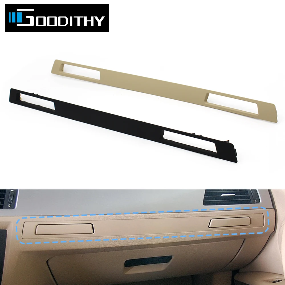

LHD Black Beige Dashboard Water Cup Holder Panel Decoration Cover Strip Trim For BMW 3 Series M3 E90 E91 E92 E93 320i 2005-2012