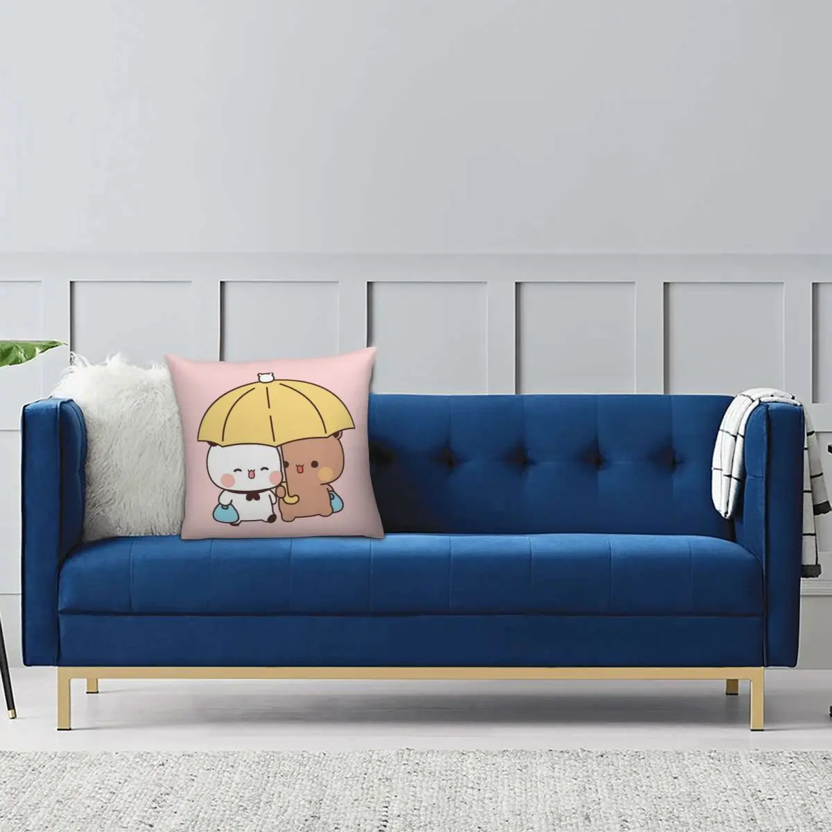 Cute Cartoon Bubu And Dudu Series Square Pillowcase Pillow Cover Cushion Decor Comfort Throw Pillow for Home Car