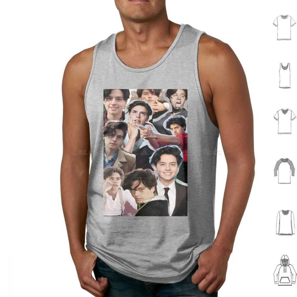 Cole Sprouse Collage Tank Tops Vest Sleeveless Cole Sprouse Cole Sprouse Sprouse Twins Twins Dylan Sprouse Riverdale Jughead